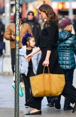 KARLIE KLOSS Out and About in New York City 12/21/2025