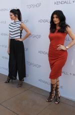 KENDALL and KYLIE JENNER at Kendall + Kylie Fashion Line Laucnh Party at Topshop in Los Angeles 03/06/2015