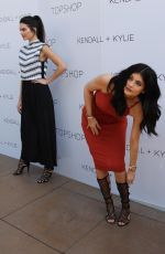 KENDALL and KYLIE JENNER at Kendall + Kylie Fashion Line Laucnh Party at Topshop in Los Angeles 03/06/2015