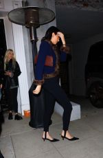KENDALL JENNER Arrives at OBB Media Holiday Party in West Hollywood 12/13/2025