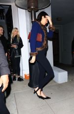 KENDALL JENNER Arrives at OBB Media Holiday Party in West Hollywood 12/13/2025