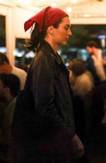 KENDALL JENNER Out for Dinner with Fincluding at Saffy