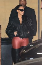 KIM KARDASHIAN Out to Dinner with Friends in Malibu 12/13/2025
