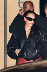 KIM KARDASHIAN Out to Dinner with Friends in Malibu 12/13/2025