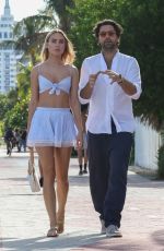 KIMBERLEY GARNER Enjoys a Romantic Stroll at Art Basel Week in Miami Beach 12/04/2025