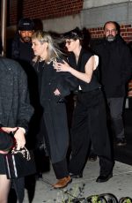 KRISTEN STEWART and DYLAN MEYER Leaves St Vincente