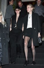 KRISTEN STEWART and DYLAN MEYER Leaves St Vincente