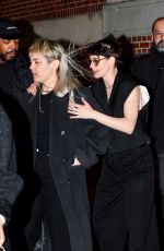 KRISTEN STEWART and DYLAN MEYER Leaves St Vincente