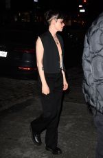 KRISTEN STEWART and DYLAN MEYER Leaves St Vincente