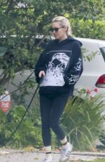 KRISTEN STEWART and DYLAN MEYER Out for Morning Walk with Their Dog in Los Feliz 12/28/2025