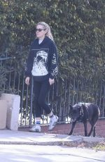 KRISTEN STEWART and DYLAN MEYER Out with Their Dog in Los Feliz 12/22/2025