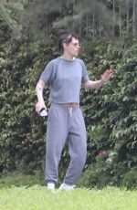 KRISTEN STEWART and DYLAN MEYER Out with Their Dog in Los Feliz 12/30/2025