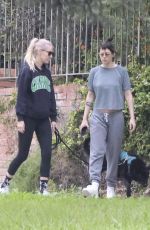KRISTEN STEWART and DYLAN MEYER Out with Their Dog in Los Feliz 12/30/2025