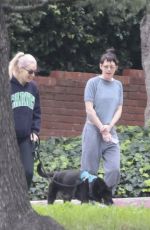 KRISTEN STEWART and DYLAN MEYER Out with Their Dog in Los Feliz 12/30/2025