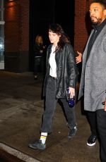 KRISTEN STEWART Night Out in Manhattan 11/30/2025