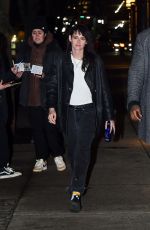 KRISTEN STEWART Night Out in Manhattan 11/30/2025