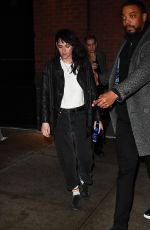 KRISTEN STEWART Night Out in Manhattan 11/30/2025