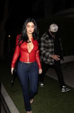 KYLIE JENNER Arrives at Chrome Hearts