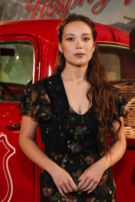 LAUFEY at Ralph Lauren Holiday Experience in West Hollywood 12/05/2025