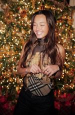 LILY CHEE at Burberry Celebrates Festive Season Alongside New York Times at Home of Chris Hessney in New York 12/11/2025