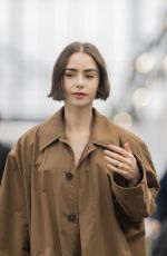 LILY COLLINS Arrives at Austerlitz Train Station in Paris 12/14/2025