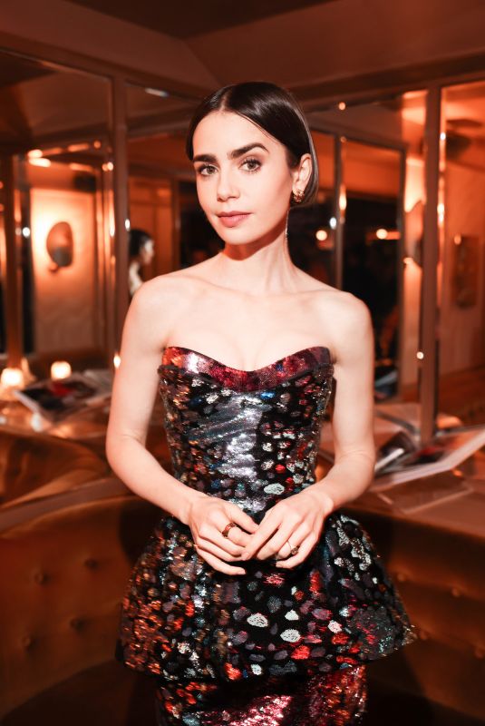 LILY COLLINS at Assouline Celebration of the Book Emily in Paris: The Fashion Guide in New York City 12/09/2025