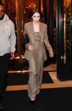 LILY COLLINS Leaves Her Hotel in Paris 12/14/2025