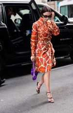 LILY COLLINS Outside Good Morning America Studio in New York City 12/10/2025