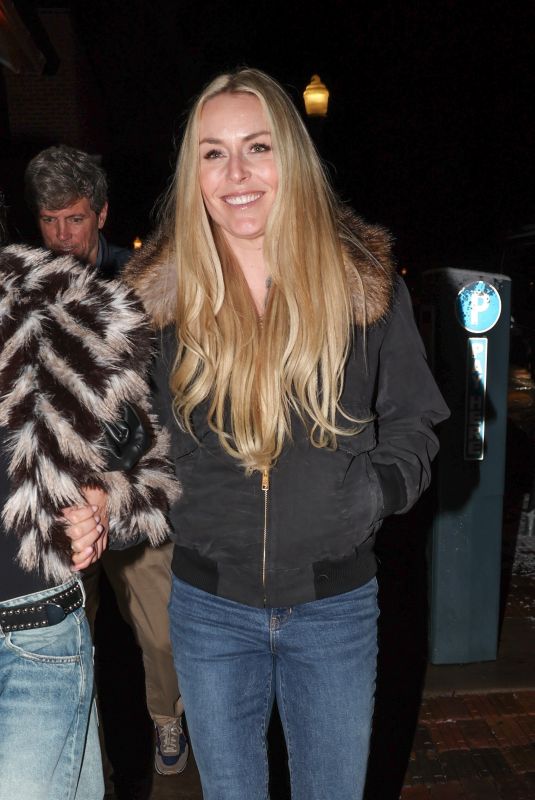 LINDSEY VONN Night Out in Aspen 12/27/2025