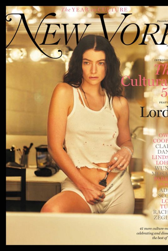 LORDE for New York Magazine: The Culturati 50, December 2025
