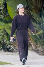 LUCY HALE Heading to Le Pain Quotidien in Studio City 12/27/2025