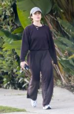 LUCY HALE Heading to Le Pain Quotidien in Studio City 12/27/2025