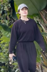 LUCY HALE Heading to Le Pain Quotidien in Studio City 12/27/2025