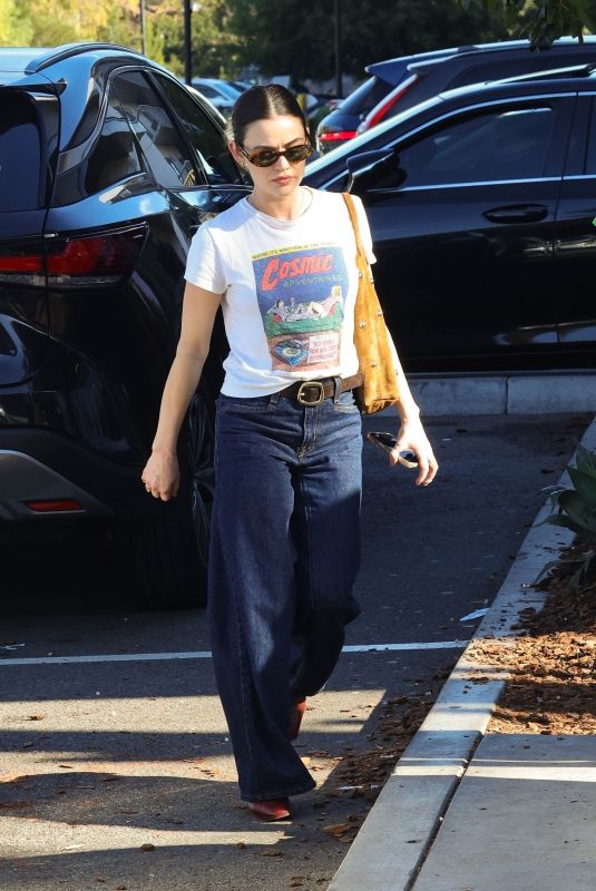 LUCY HALE Out Shopping at Erewhon Market in Studio City 12/21/2025