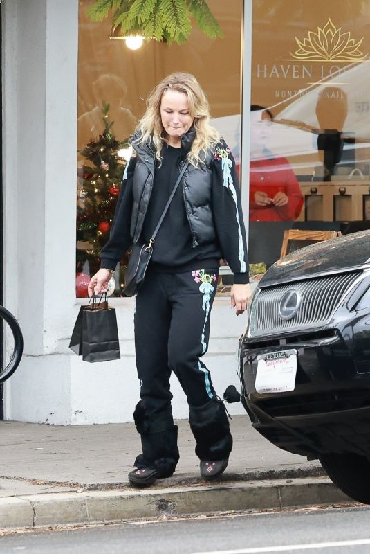 MALIN AKERMAN Out for Last Minute Christmas Shopping in Los Angeles 12/23/2025