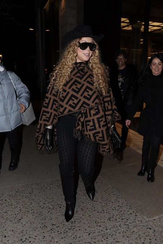 MARIAH CAREY Night Out in Aspen 12/18/2025