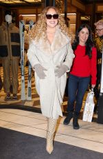 MARIAH CAREY Out Shopping at Gucci and Kemo Sabe in Aspen 11222/2025