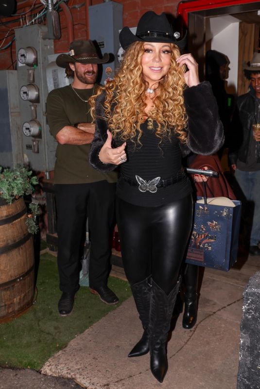 MARIAH CAREY Out Shopping at Kemo Sabe in Aspen 12/26/2025