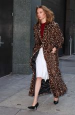MAYA HAWKE Arrives at Good Morning America in New York City 12/18/2025