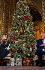 MELANIA and Donald TRUMP at NORAD Santa Tracker Event on Christmas Eve in Palm Beach 12/24/2025