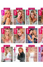 MICHELLE HUNZIKER in F Magazine, December 2025