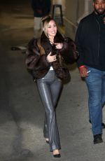 MILEY CYRUS Flashes Her Engagement Ring while Greeting Fans Outside Jimmy Kimmel Live 12/04/2025