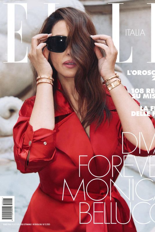 MONICA BELLUCCI in Elle Italy, December 2025