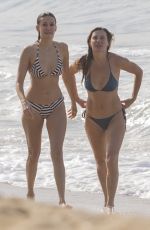 NINA DOBREV in a Striped Bikini at a Beach in Jalisco in Mexico 11/28/2025