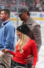 OLIVIA DUNNE at Buffalo Sabres vs New Jersey Devils Game at Prudential Center in Newark 12/21/2025