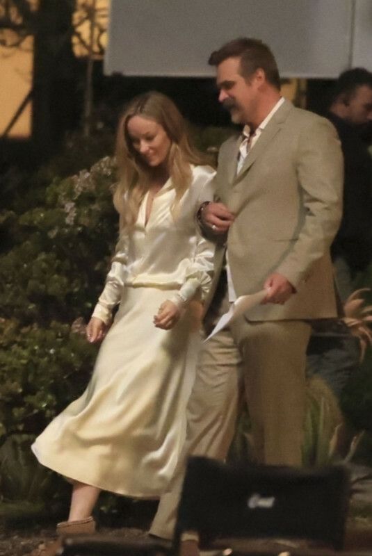 OLIVIA WILDE Film Night Scenes for Behemoth in Los Angeles 12/10/202