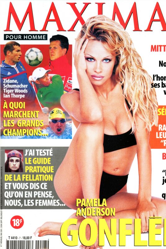 PAMELA ANDERSON in Maximal France, May 2001