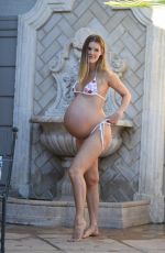 Pregnant JOY CORRIGAN in Bikini at a Poo Photoshoot in Los Angeles 12/12/2025