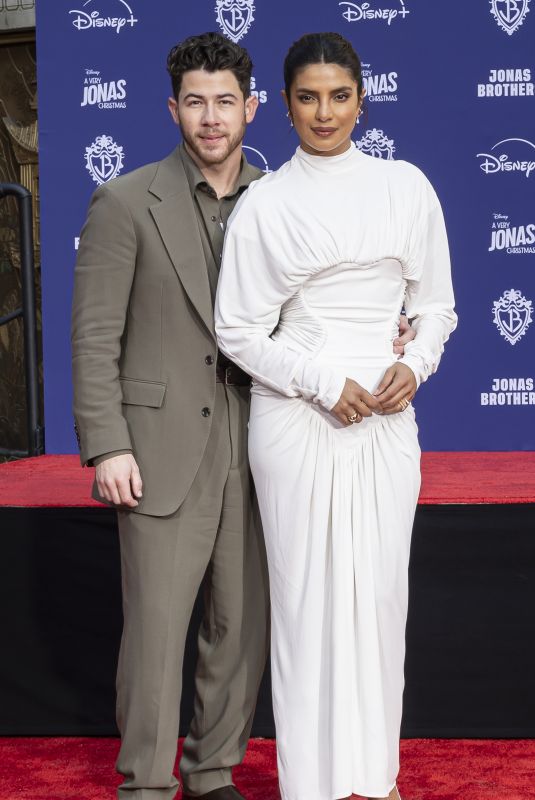 PRIYANKA CHOPRA at Jonas Brothers Hand and Footprint Ceremony in Los Angeles 12/03/2025