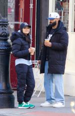 RACHEL ZEGLER and Nathan Louis Fernand Out for Coffee in New York City 12/01/2025
